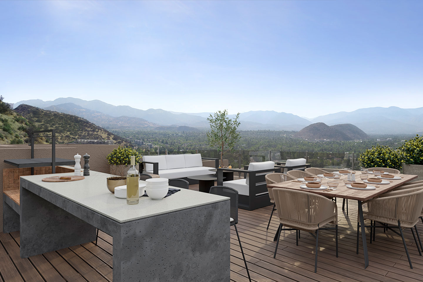 Penthouse con rooftop